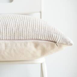 Tribal Hemp Striped Hand Woven Natural Dye Color Pillow Cover - thumbnail 3