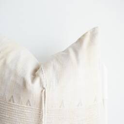 Tribal Hemp Striped Hand Woven Natural Dye Color Pillow Cover - thumbnail 2