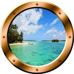Peel & Stick, Beach Wall Decal, Ocean Surf Art, Bronze Portal Art Home Decor Bp22 - thumbnail 2