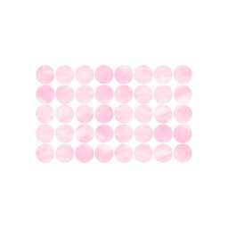 Pink Watercolor Polka Dot Wall Stickers - Kids Nursery Decor - Pack Of 40 - thumbnail 2
