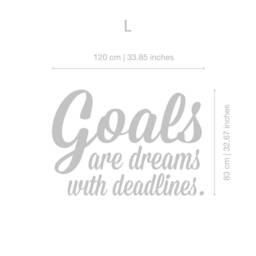 Goals, Gym, Gym Wall Decal, Art, Decor, Decals, Stickers, Fitness - Skugoals - thumbnail 3
