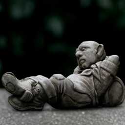 Relaxing Farmer With Cider Statue Concrete Man Sculpture Outdoor Person Ornament Front Door Decoration Handmade Lover Gift Lawn Decor - thumbnail 3