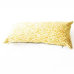 Gold Maize Dot Lumbar Toss Pillow - thumbnail 1