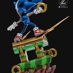 Sonic The Hedgehog 3D Printed Figure 18 Scale - thumbnail 4