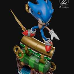 Sonic The Hedgehog 3D Printed Figure 18 Scale - thumbnail 3