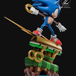 Sonic The Hedgehog 3D Printed Figure 18 Scale - thumbnail 2