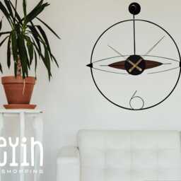 Handmade 60cm Super Silent Minimalist Modern Classic Wall Clock, Quiet Non-Ticking Quartz Movement For Living Room, Office, Kitchen, Bedroom - thumbnail 2