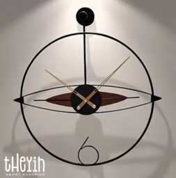 Handmade 60cm Super Silent Minimalist Modern Classic Wall Clock, Quiet Non-Ticking Quartz Movement For Living Room, Office, Kitchen, Bedroom - thumbnail 1