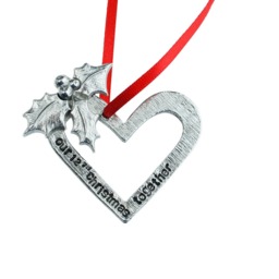 12Th Anniversary Christmas Tree Ornament - Reads Our Together - thumbnail 3