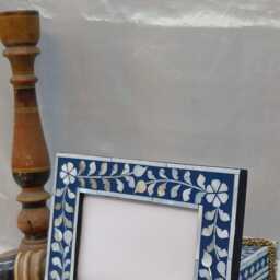 Mother Of Pearl Inlay Photo Frame Handcrafted 8x10 Picture Frame - thumbnail 4