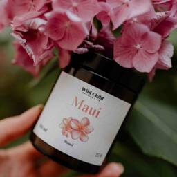 Maui/Natural Candle Scented With Mono?? De Tahiti Summer Collection - thumbnail 4