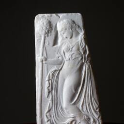 Marble Dancing Maenad Relief Carved Greek Marble Artist Sculpture - thumbnail 2