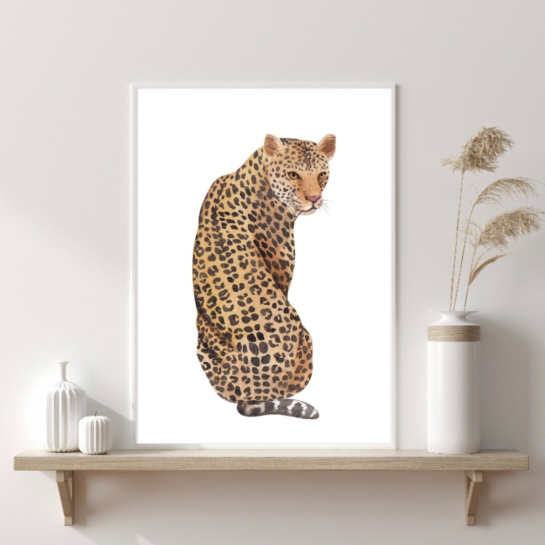 Leopard Art Print, Boho Prints, Jungle Poster, Wall Home Decor, Modern  Prints by Etsy | ufurnish.com, image size:1080x1080
