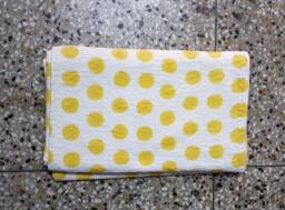 Indian Handmade Polka Dot Print Kantha Quilt , Throw Blanket, Bedspread Bedcover Coverlet Size-Multi - thumbnail 1