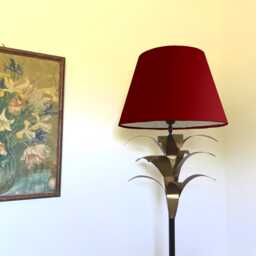 Wine Red Cotton Empire Lampshade Coolie Ceiling Light Shade