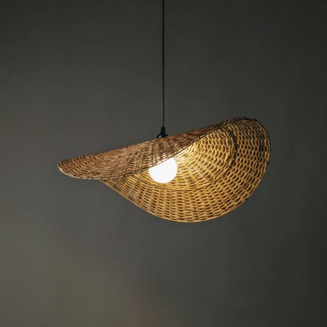 Willow Pendant Lamp Japanese Minimalist Wabi-Sabi Chandelier - image 1