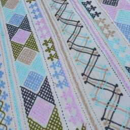 Luxury Cotton Suzani Hand-Embroidered Quilt, Classic Floral Art, Artisan Crafted Bed Cover - thumbnail 3