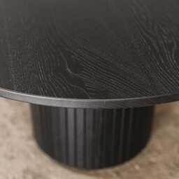 Raw Oak Coffee Table Industrial Style Wooden Table - thumbnail 4
