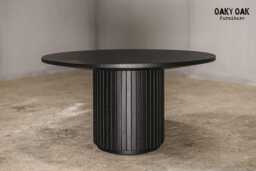Raw Oak Coffee Table Industrial Style Wooden Table - thumbnail 1