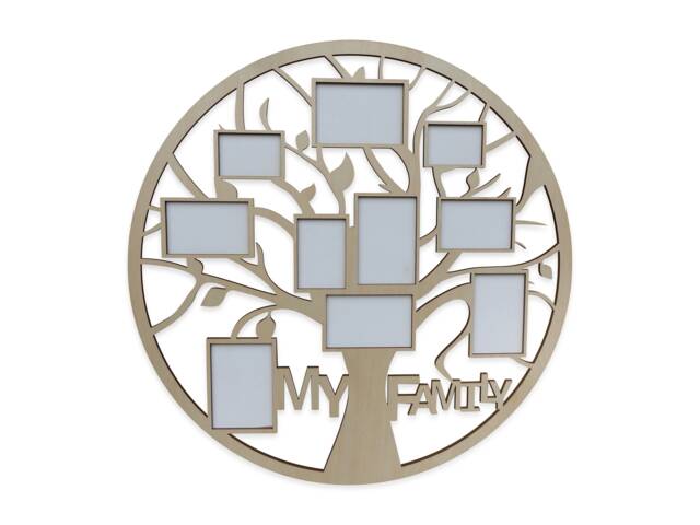 Parents Gift, Family Tree Picture Frame, Mother's Day Wood Frame, Frame - image 1