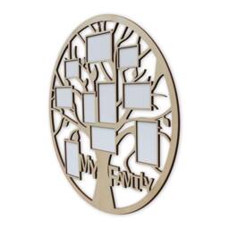 Parents Gift, Family Tree Picture Frame, Mother's Day Wood Frame, Frame - thumbnail 3