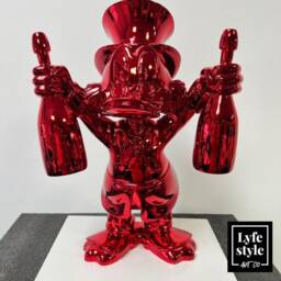 Custom Red Scrooge Mcduck Sculpture, Alec Monopoly Inspired Pop Art - thumbnail 2