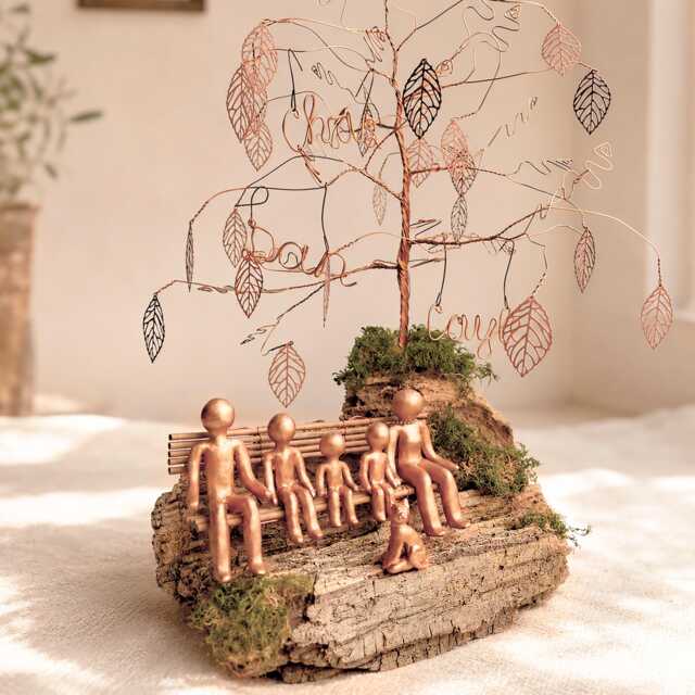 Bronze Anniversary Gifts Men Women 8Th Her Him 8 Year Wedding Gift Parents 80Th Birthday Custom Family Tree Wall Art Reunion Lesbian Gay - image 1