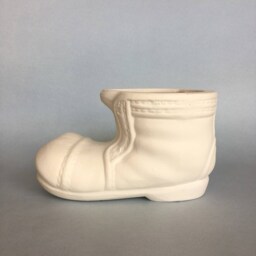 Flower Pot, Ceramic Ready To Paint, Garden Decor, Desk Accessory, Home Gift For Mom, Gift, Vase, Shoe Decor - thumbnail 3