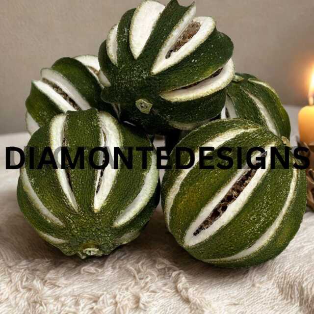 Dried Split Whole Limes/Lime Fruit Christmas Craft Xmas Wreath Florist Decoration UK Stock - image 1