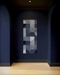 Bauhaus Geometric Concrete Effect Tapestry - Wall Hanging Unique Art