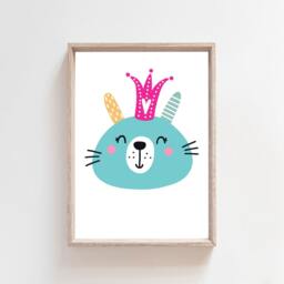 Set Of 3 You Are Loved Print, Girls Nursery Prints, Bedroom Decor, Animal Wall Art, Personalised Prints - thumbnail 3