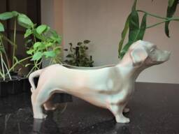 Dachshund Planter, Dog Pot Home & Living, Outdoor Gardening, Planters Pots, Dachshund Gifts, Dog Lover Gift, Floor & Rugs - thumbnail 1