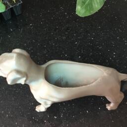 Dachshund Planter, Dog Pot Home & Living, Outdoor Gardening, Planters Pots, Dachshund Gifts, Dog Lover Gift, Floor & Rugs - thumbnail 4