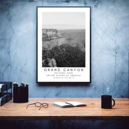 Grand Canyon National Park Print Minimalist Landscape Art - thumbnail 3