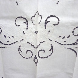 Handmade Cutwork Curtain Cottage Chic Cotton Window Treatment - thumbnail 4