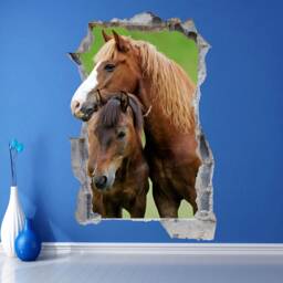Brown Horse Wall Decal Sticker Mural Poster Print Art Home Office Decor Kh7 - thumbnail 3