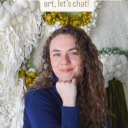 White Merino Wool Macram?? Wall Hanging - Modern Fiber Art Tapestry - thumbnail 4
