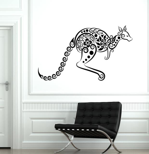 Wall Decal Kangaroo Animal Australia Ornament Mural Vinyl Sticker 1730Dz - image 1