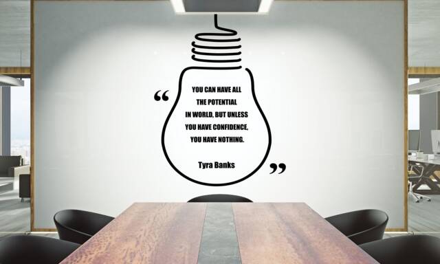 Teamwork Quote Wall Decal Inspire Office Decor 2391Re - image 1