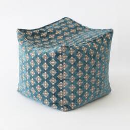 Poef Cover F05 Turkish Moroccan Tribal Bohemian Square Kilim Rug Pouf Poef Puff Ottoman Footstool Bean Bag - thumbnail 3