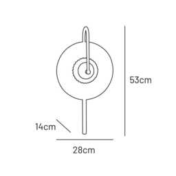 Diamond-Cut Glass Led Wall Sconce - Brushed Brass Modern Lamp - thumbnail 3