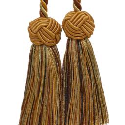 "D??copro Double Tassel Curtain & Drapery Tieback/Holdback, 3 1/2"" - 8.5cm, 20" - thumbnail 4