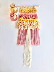 strawberry Lemonade Woven Wall Hanging