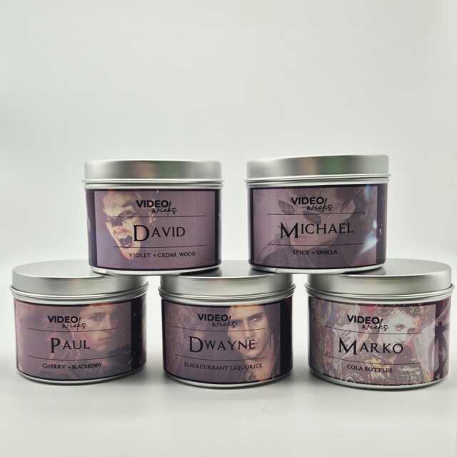 Little Box Of Lost Boys - 5 4Oz Soy Candles David, Marko, Dwayne, Paul, Michael - image 1
