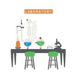 Kids Scientist Lab Vinyl Wall Decal - Playroom Classroom Decor - thumbnail 2