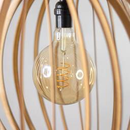 Seed - Large Pendant Wood Pendant Light/ Hanging Light/Modern Lamp Light Fixture Housewarming Gift Wedding Chandelier - thumbnail 4