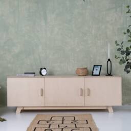 Wooden Tv Cabinet, Elegant Storage Solutions For Your Home, Premium Quality Plywood - thumbnail 3