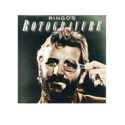 Repurposed Vintage Ringo Starr Record Clock & Framed Album Cover - thumbnail 4