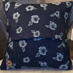 Denim Bunny Pillow - thumbnail 3
