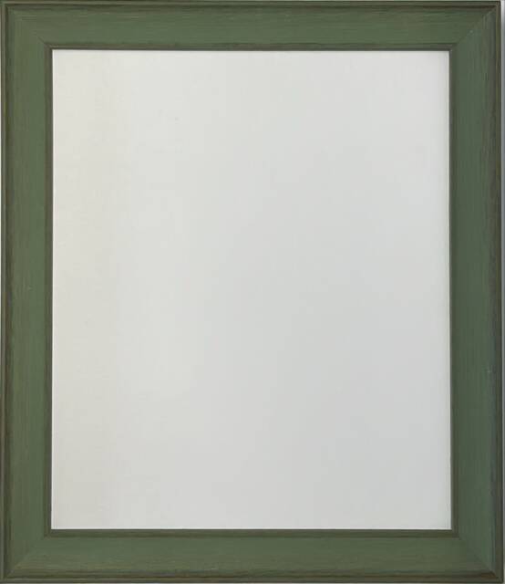 Tuscany Green Wood Picture Frame Distressed Gallery Style, All Sizes - image 1